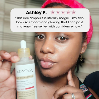 Klivora Rice Ampoule Exfoliant