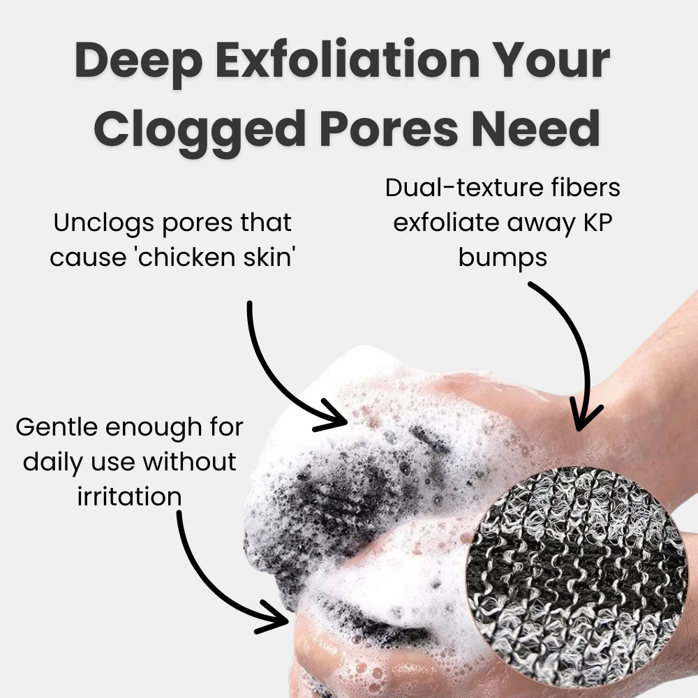 KP Clearing Exfoliating  Wash Towel