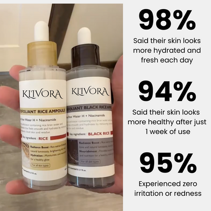 Klivora Rice Ampoule Exfoliant