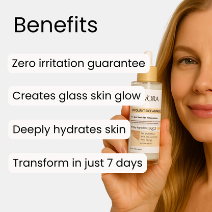 Klivora Rice Ampoule Exfoliant
